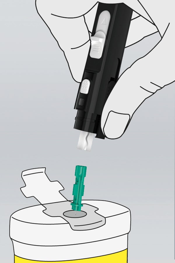Lancing device and disposal