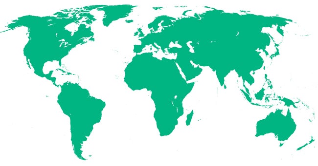 Weltkarte Global Job Market